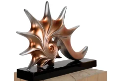 Kunststein Skulptur 'Unter dem Ozean' 43x31x6cm