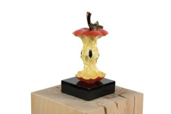 Kunststein Skulptur 'Verbotene Paradiesfrucht' 15x30x15cm