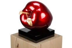 Kunststein Skulptur 'Verführerische Versuchung' 32x31x23,5cm