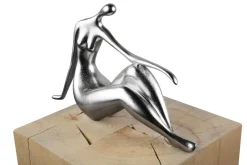 Kunststein Skulptur 'Waiting for you' 36x22x10cm