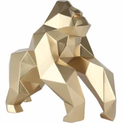 Kunststein Skulptur 'Welt der Primaten' 49x44x24cm