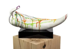 Kunststein Skulptur 'Würze des Lebens' 55x48x17cm