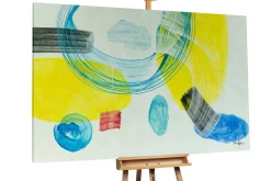 Öl Gemälde 'Abstract Brightness' | Handgemaltes Unikat