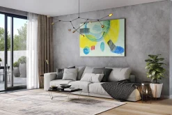 Öl Gemälde 'Abstract Brightness' | Handgemaltes Unikat