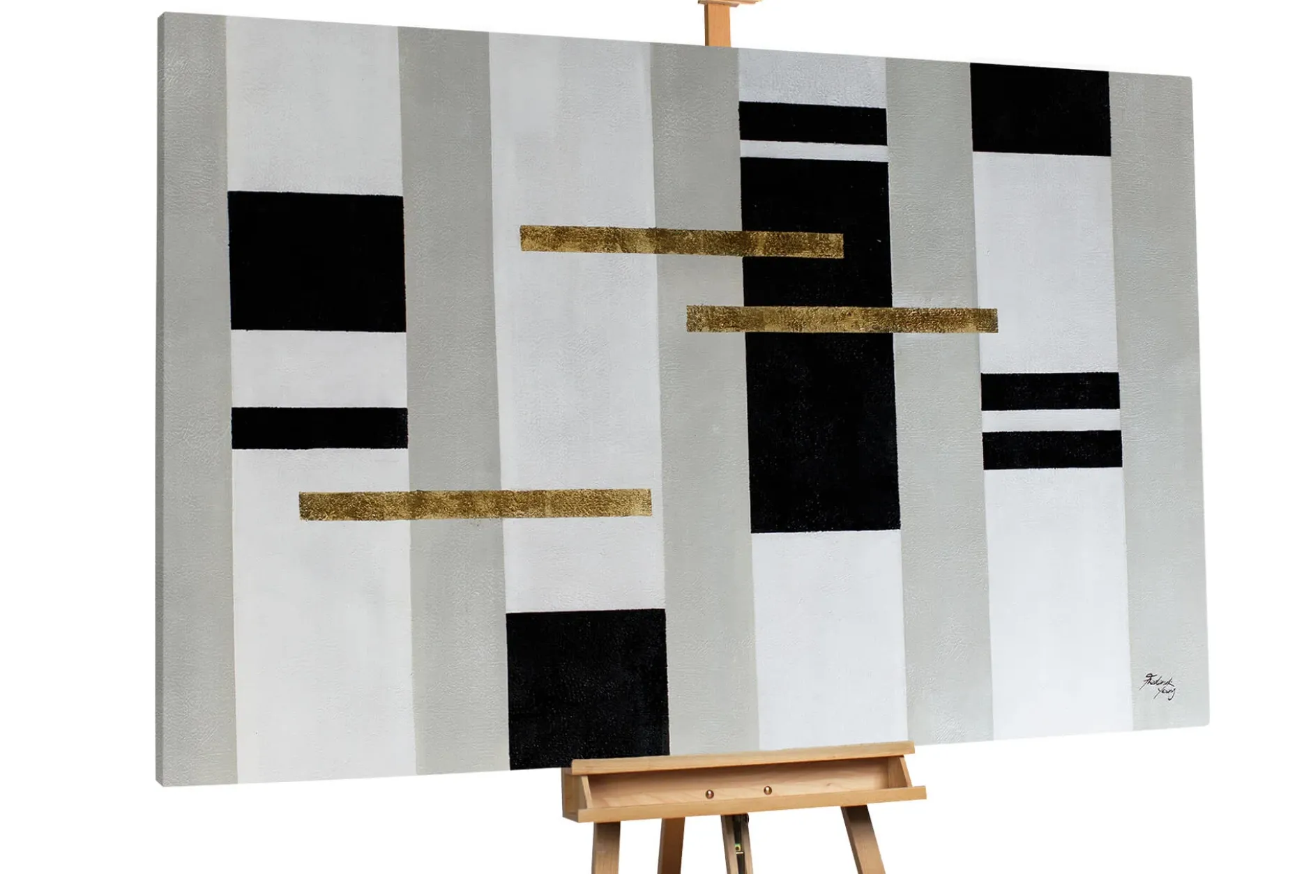 Öl Gemälde 'Abstract Contemplation' | Handgemaltes Unikat