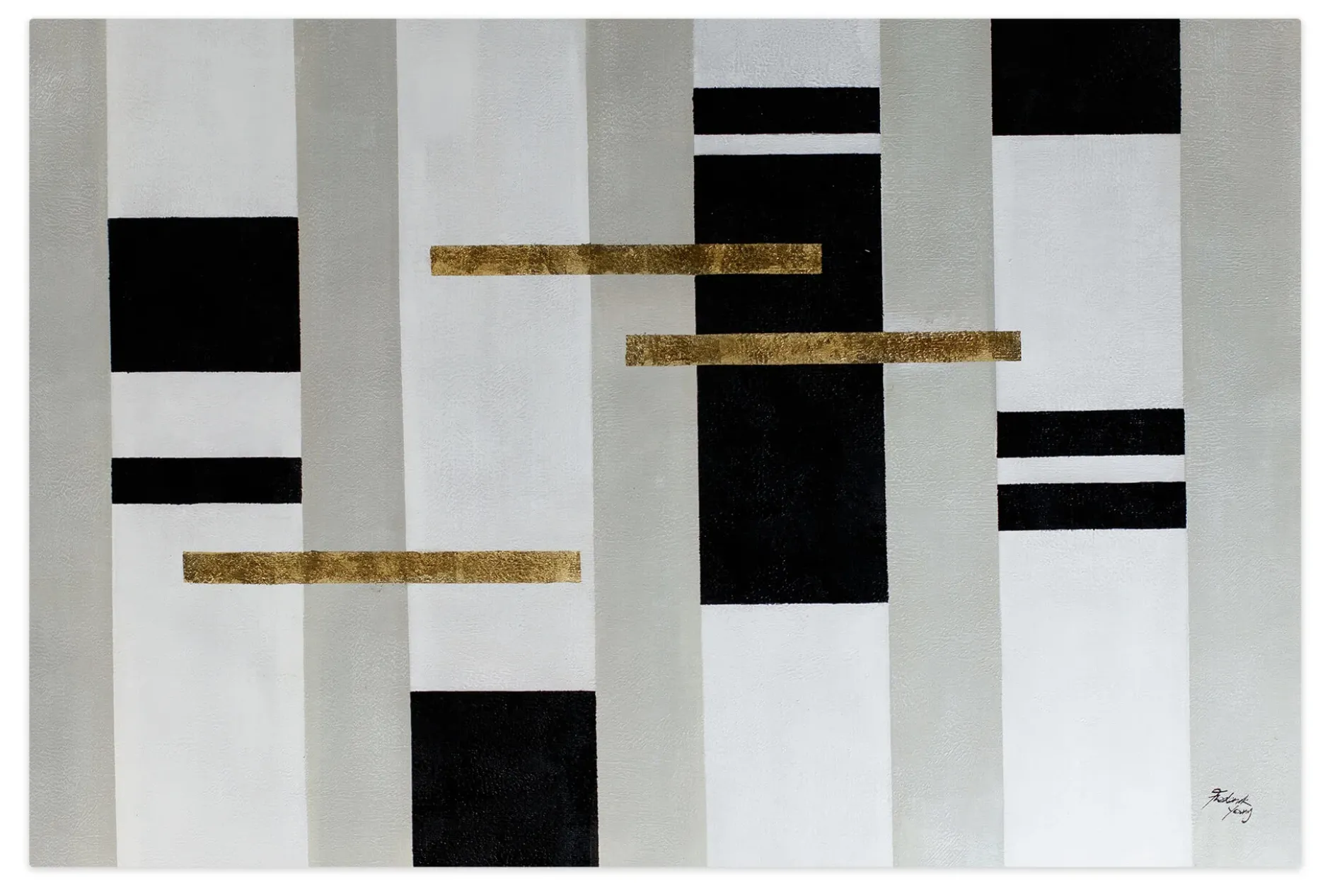 Öl Gemälde 'Abstract Contemplation' | Handgemaltes Unikat
