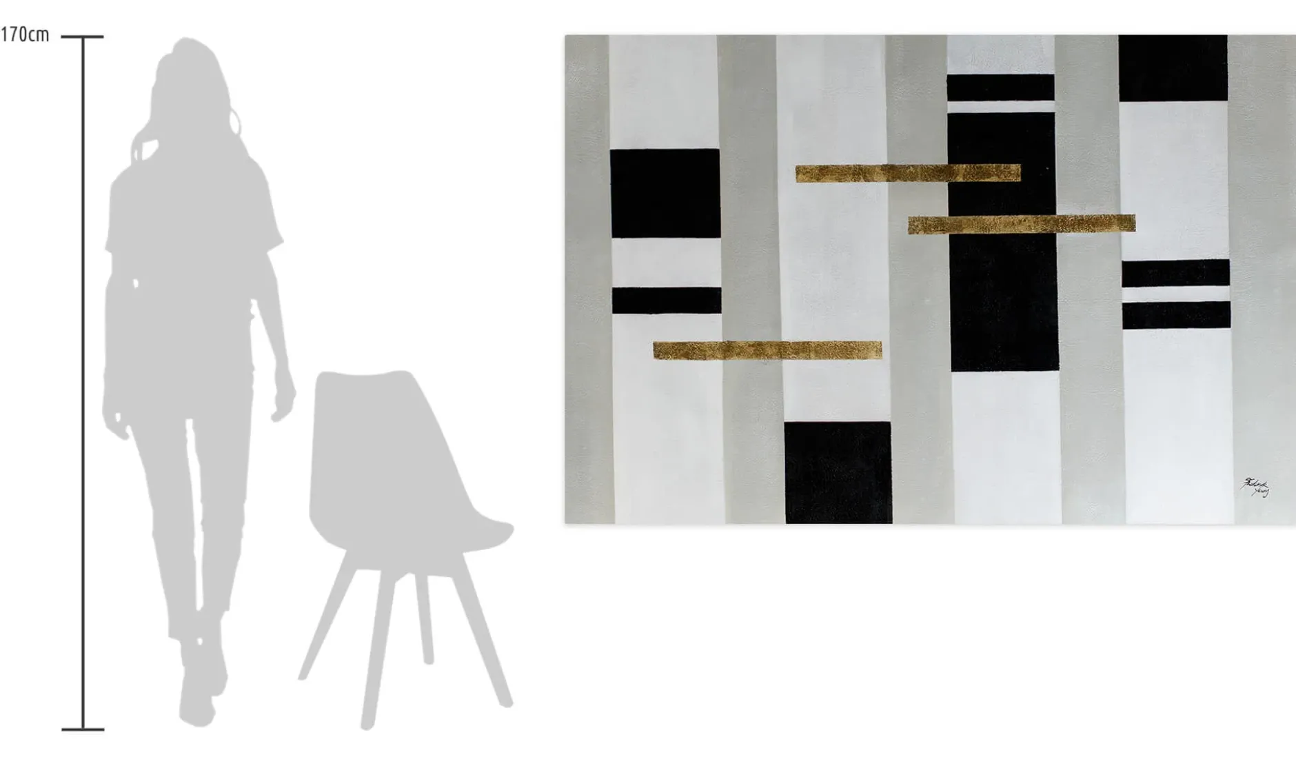 Öl Gemälde 'Abstract Contemplation' | Handgemaltes Unikat