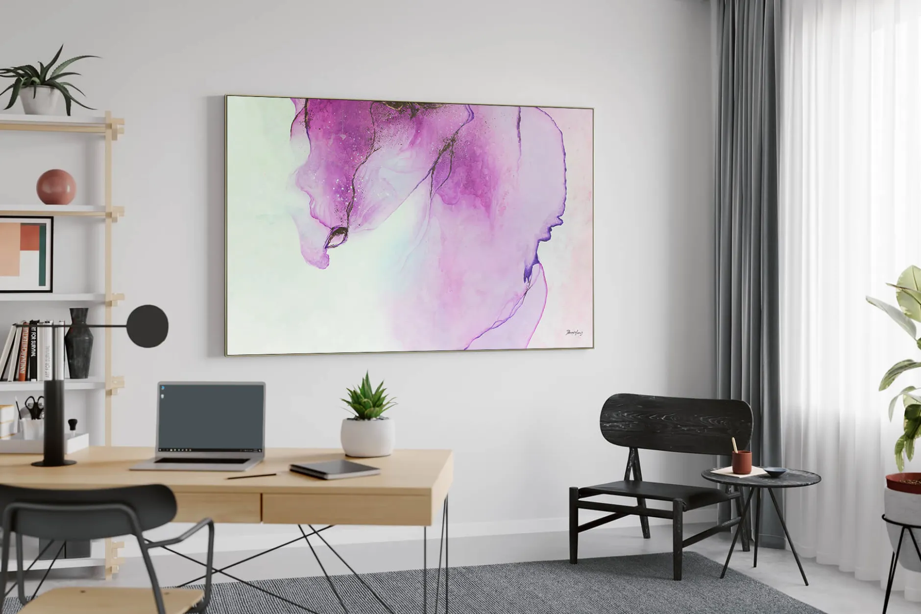 Öl Gemälde 'Aquarelle' | Handgemaltes Unikat