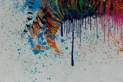 Öl Gemälde 'Art meets Tiger' | Handgemaltes Unikat