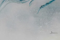 Öl Gemälde 'Azure Plexus' | Handgemaltes Unikat