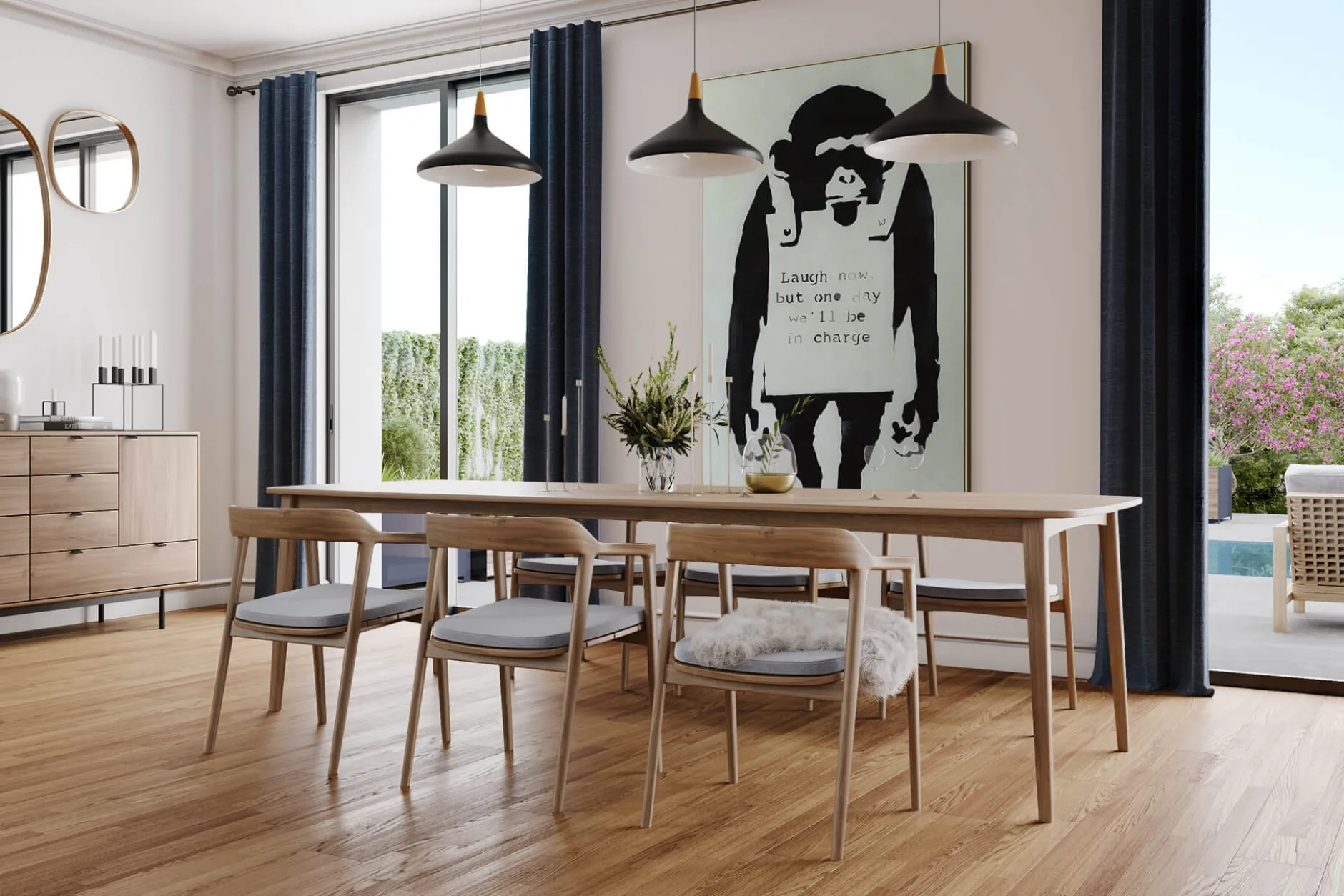 Öl Gemälde 'Banksy's Announcement' | Handgemaltes Unikat