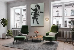 Öl Gemälde 'Banksy's Have Fun' | Handgemaltes Unikat