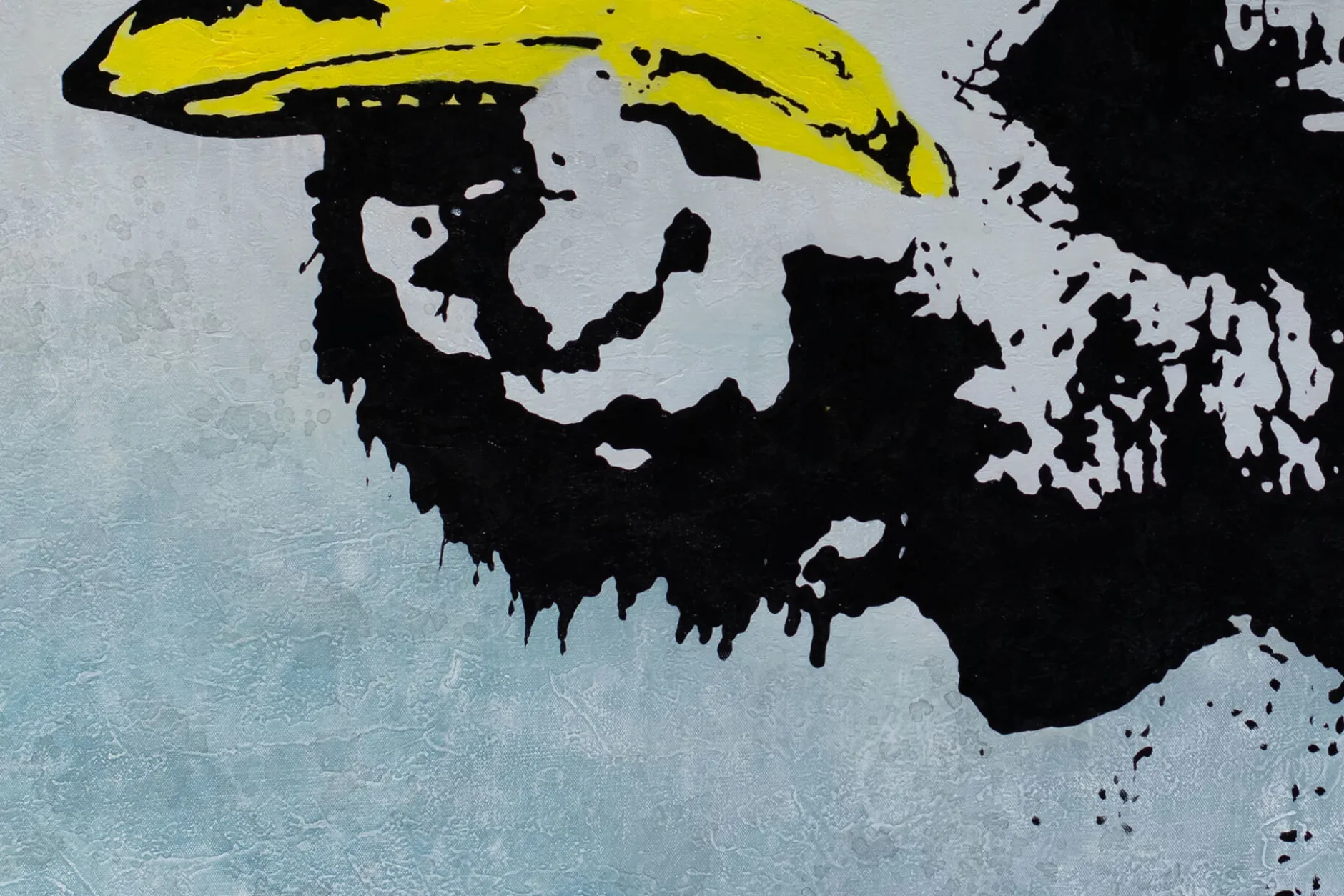 Öl Gemälde 'Banksy's Monkey' | Handgemaltes Unikat