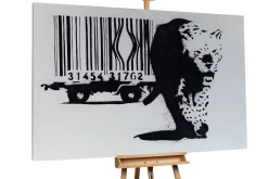 Öl Gemälde 'Banksy's Way to Freedom' | Handgemaltes Unikat
