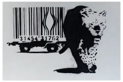 Öl Gemälde 'Banksy's Way to Freedom' | Handgemaltes Unikat