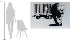 Öl Gemälde 'Banksy's Way to Freedom' | Handgemaltes Unikat