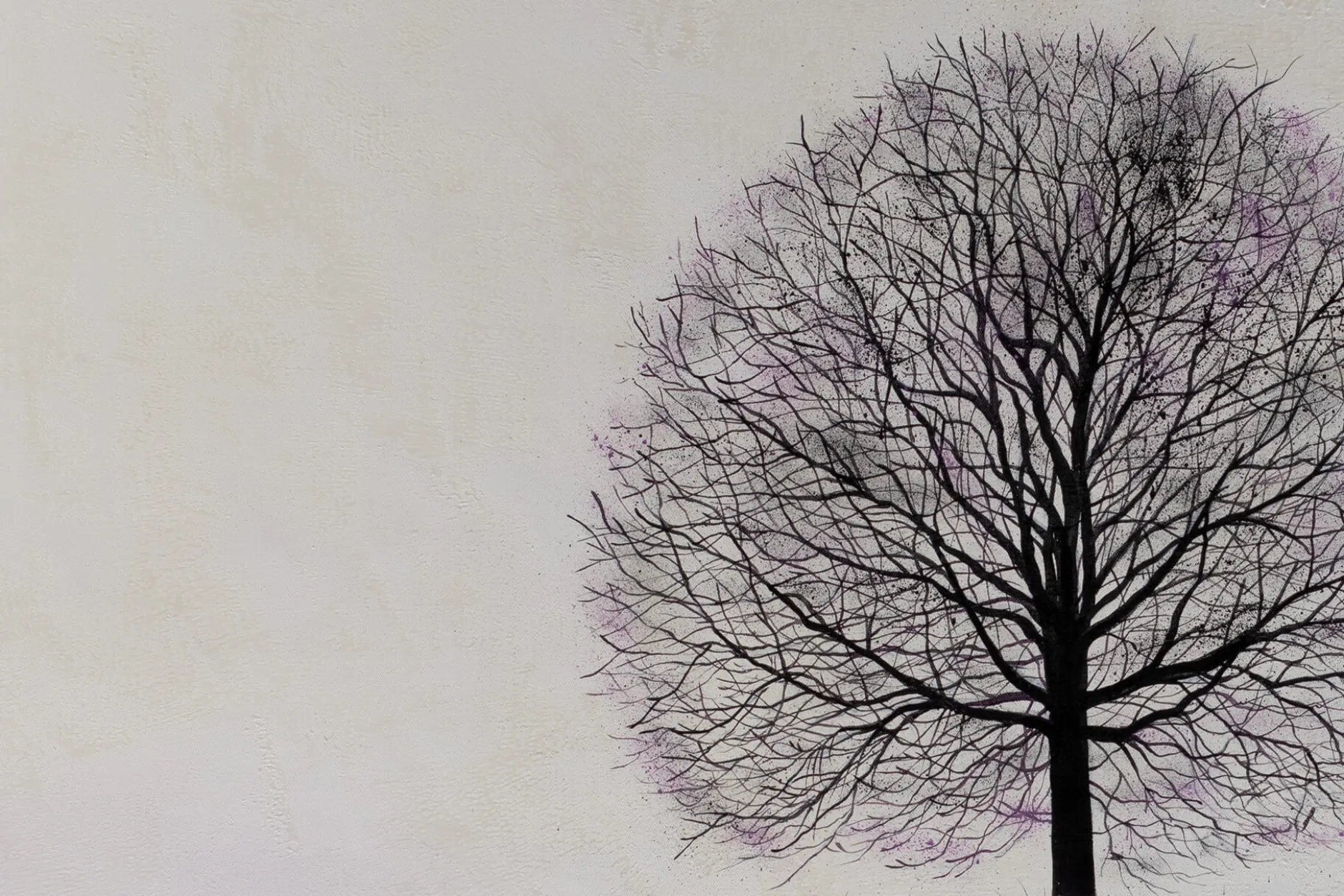 Öl Gemälde 'Baum der Weisheit' | Handgemaltes Unikat