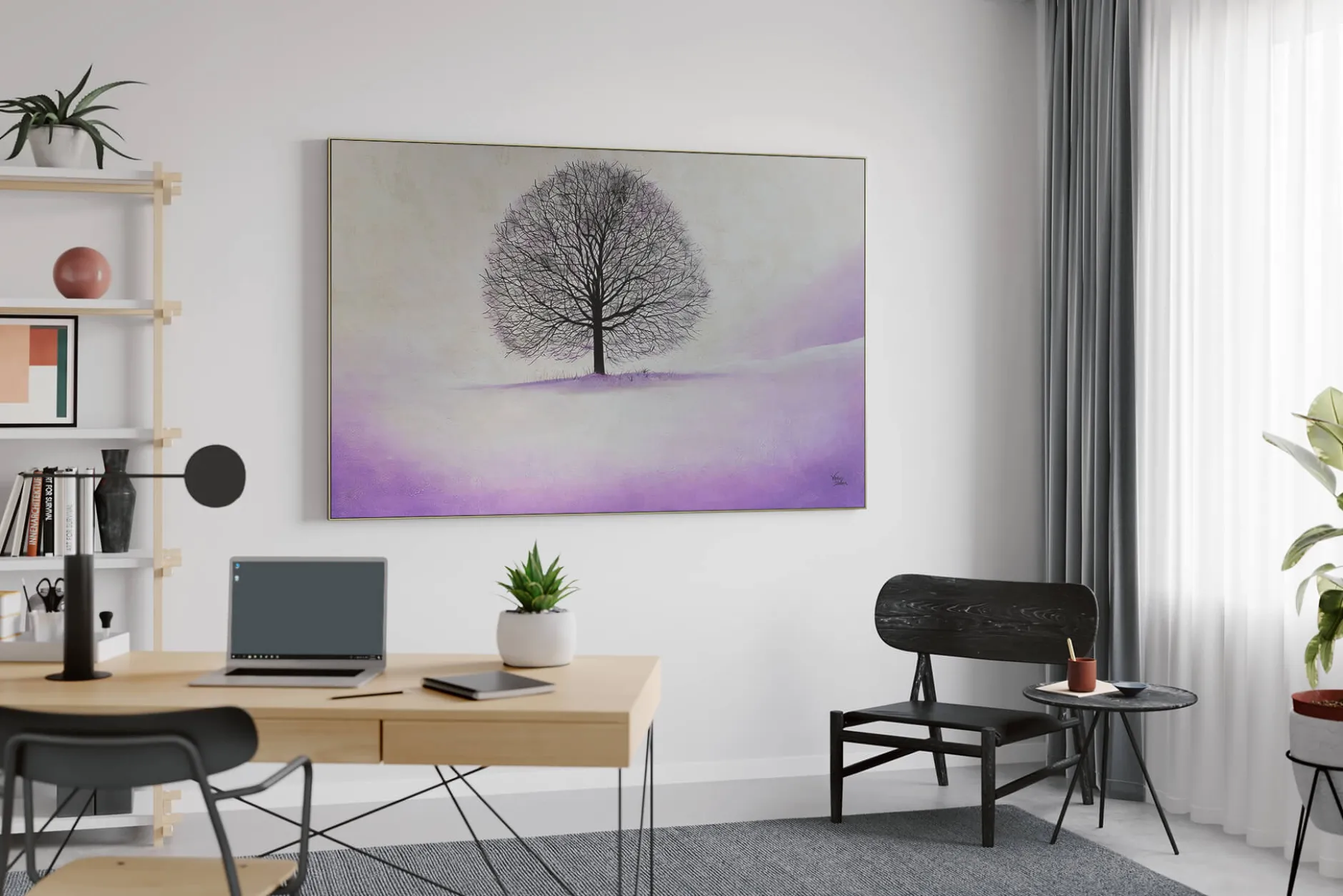 Öl Gemälde 'Baum der Weisheit' | Handgemaltes Unikat