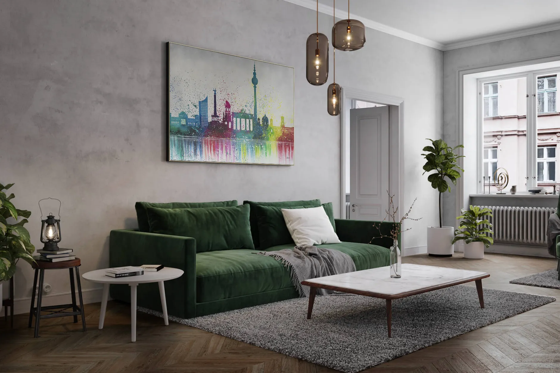 Öl Gemälde 'Beauty of Berlin' | Handgemaltes Unikat