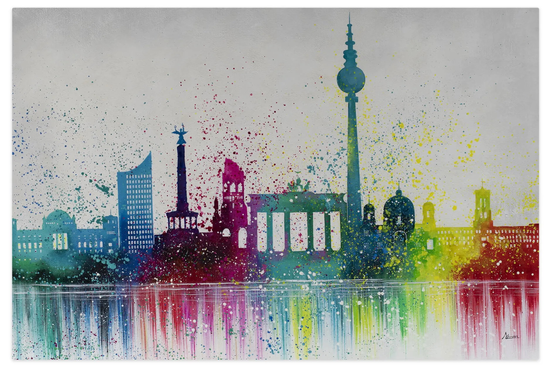 Öl Gemälde 'Beauty of Berlin' | Handgemaltes Unikat