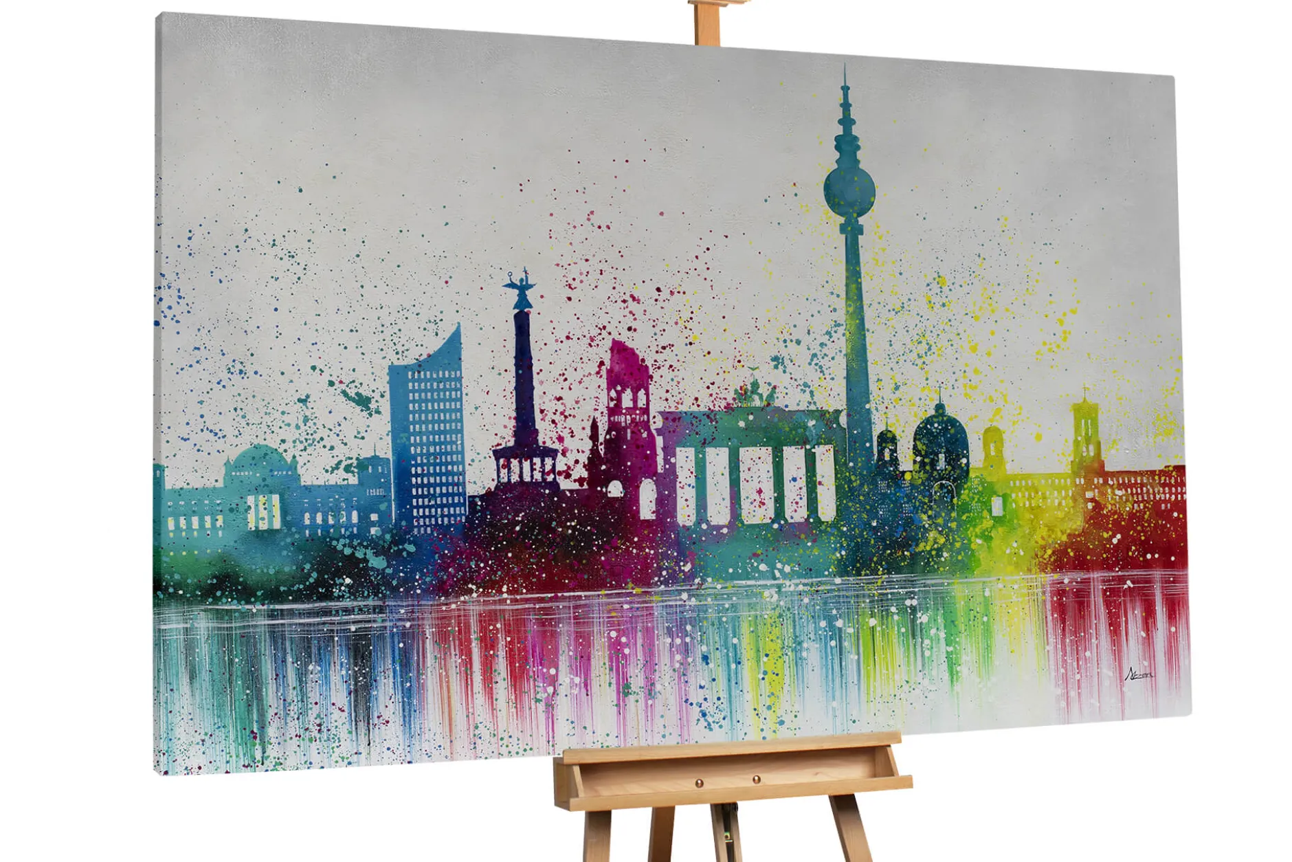 Öl Gemälde 'Beauty of Berlin' | Handgemaltes Unikat