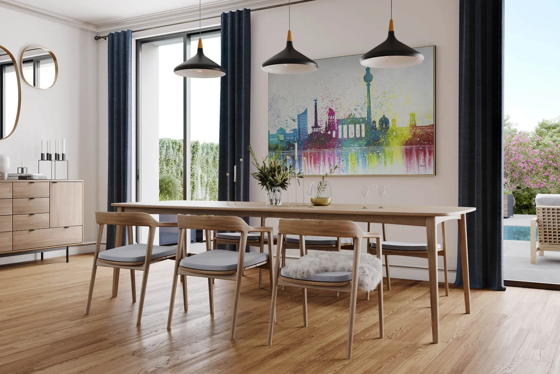 Öl Gemälde 'Beauty of Berlin' | Handgemaltes Unikat