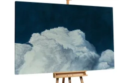 Öl Gemälde 'Über der Wolkendecke' | Handgemaltes Unikat