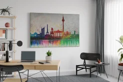 Öl Gemälde 'Berlin ist bunt' | Handgemaltes Unikat