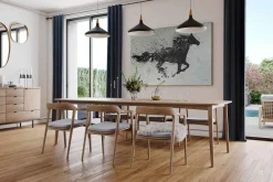 Öl Gemälde 'Black Horse' | Handgemaltes Unikat