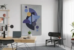 Öl Gemälde 'Blaue Meditation' | Handgemaltes Unikat