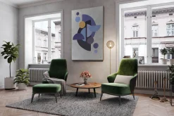 Öl Gemälde 'Blaue Meditation' | Handgemaltes Unikat