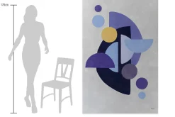 Öl Gemälde 'Blaue Meditation' | Handgemaltes Unikat