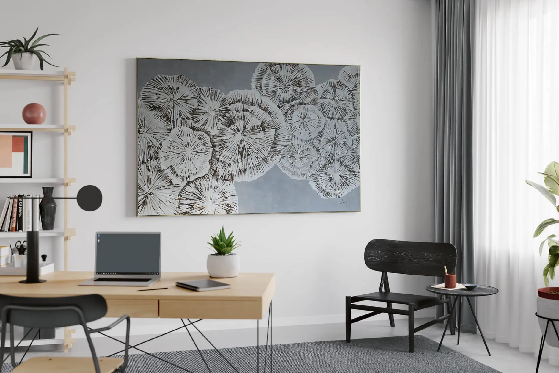 Öl Gemälde 'Blooming Completeness' | Handgemaltes Unikat