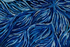 Öl Gemälde 'Blue Coral Dance' | Handgemaltes Unikat