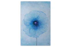 Öl Gemälde 'Blue Galaxy' | Handgemaltes Unikat