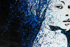 Öl Gemälde 'Blue Thoughts' | Handgemaltes Unikat
