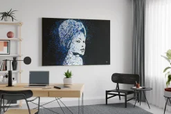 Öl Gemälde 'Blue Thoughts' | Handgemaltes Unikat