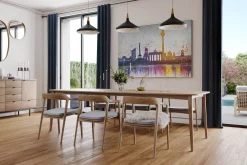 Öl Gemälde ' Bright City' | Handgemaltes Unikat