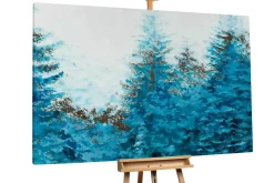 Öl Gemälde 'Bright Forest' | Handgemaltes Unikat