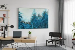 Öl Gemälde 'Bright Forest' | Handgemaltes Unikat