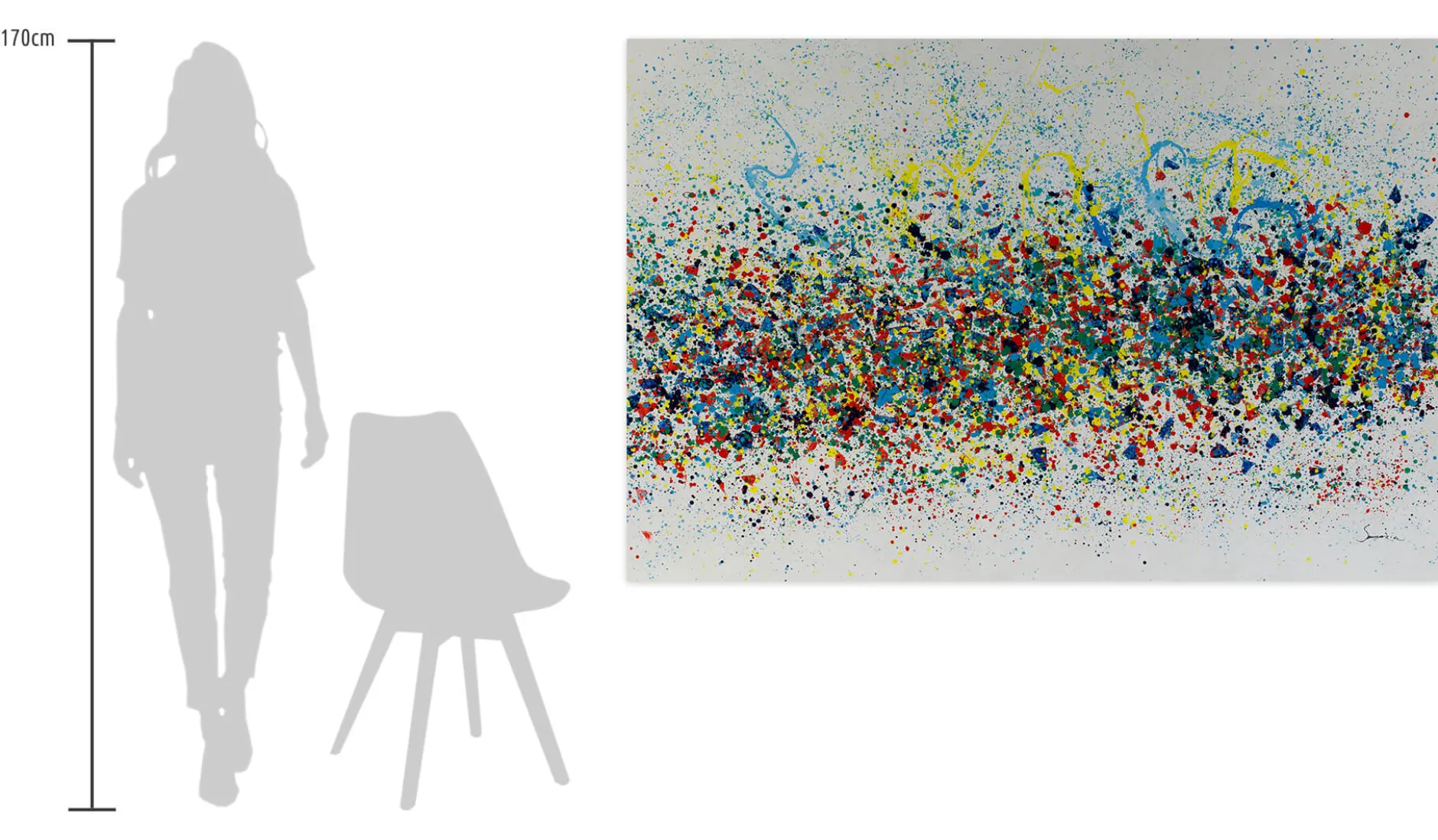 Öl Gemälde 'Bright Illusion' | Handgemaltes Unikat