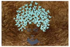 Öl Gemälde 'Butterflies in my head' | Handgemaltes Unikat