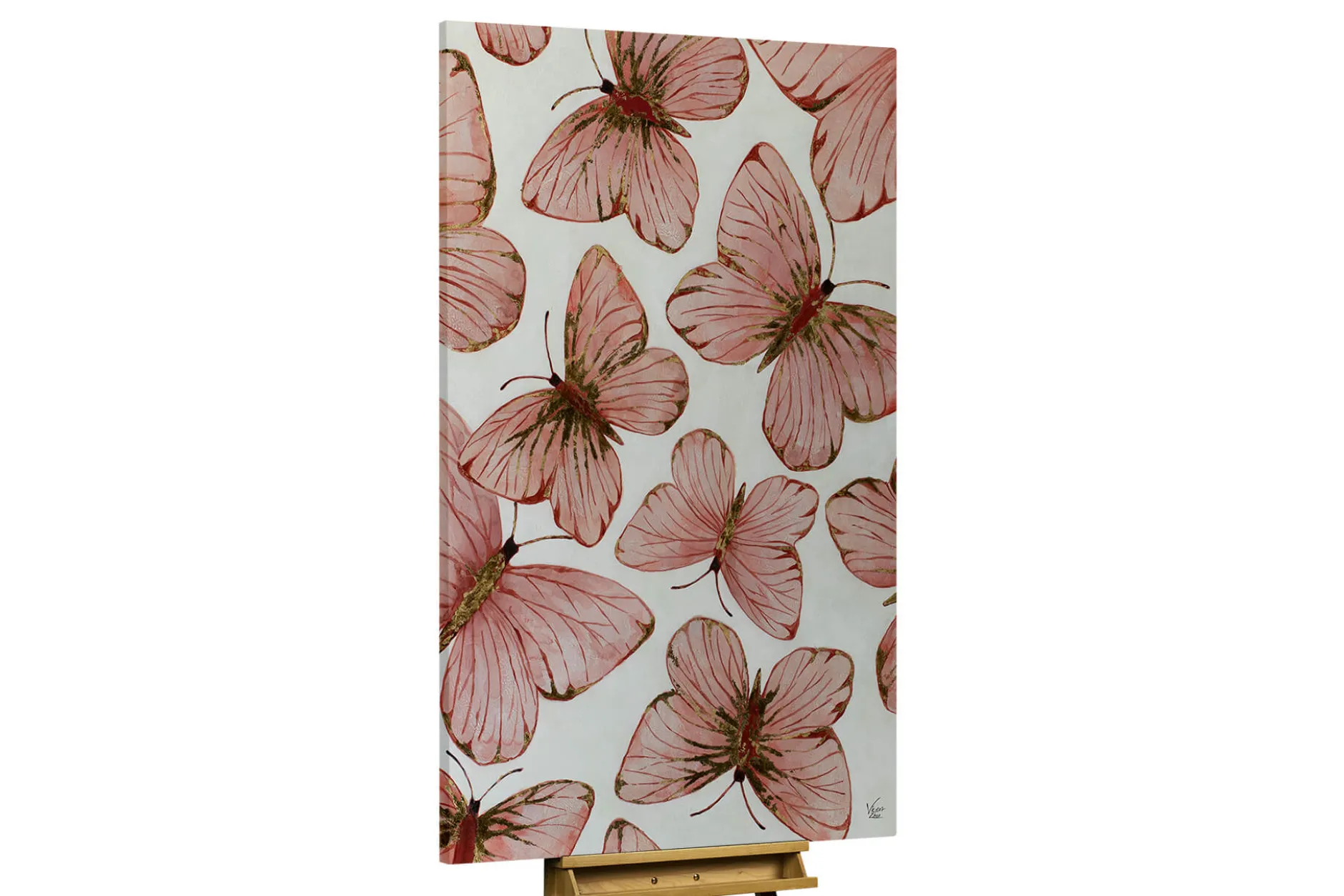 Öl Gemälde 'Butterfly Charm' | Handgemaltes Unikat