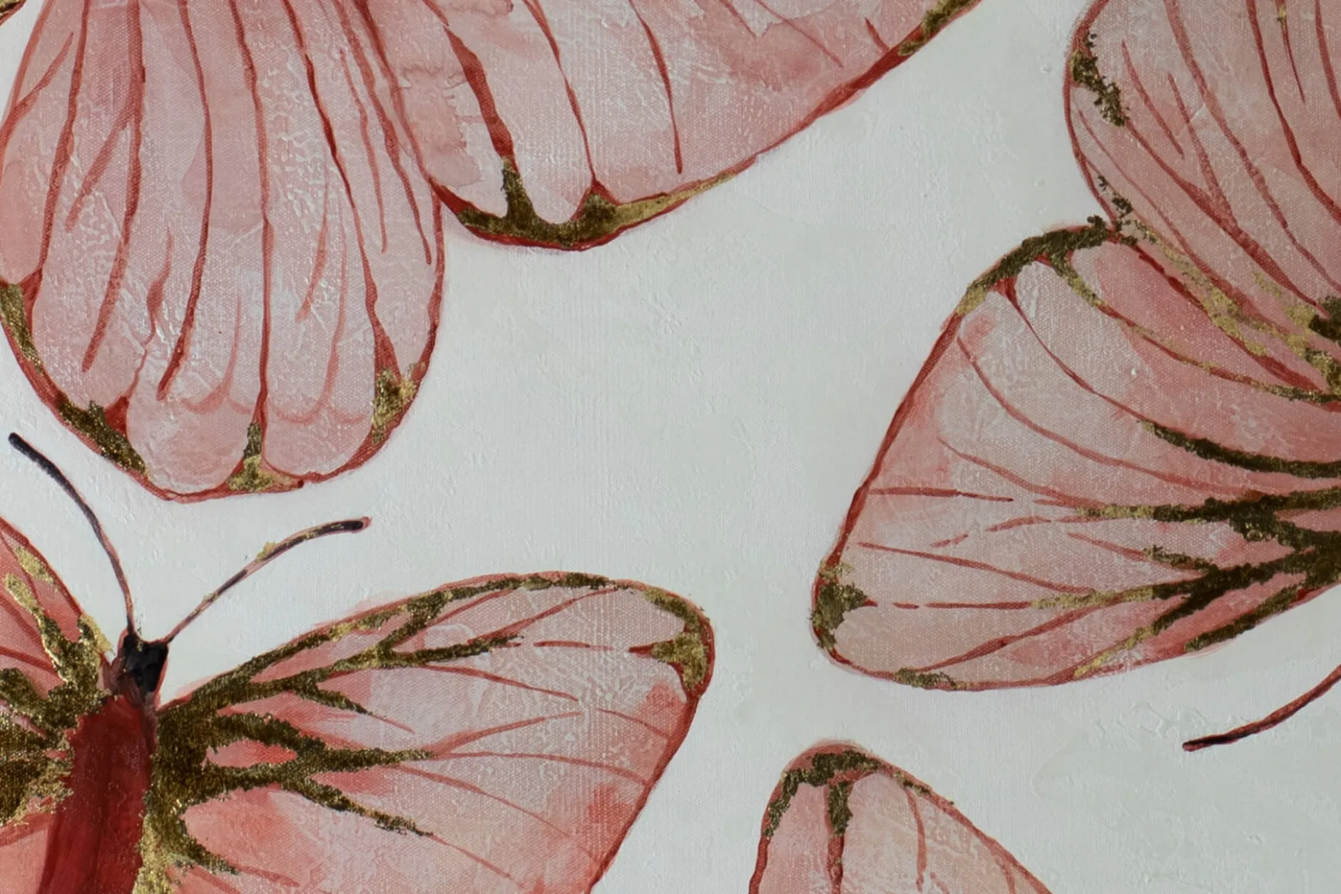 Öl Gemälde 'Butterfly Charm' | Handgemaltes Unikat