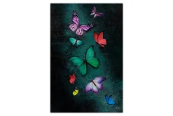 Öl Gemälde 'Butterfly Cosmos' | Handgemaltes Unikat