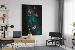 Öl Gemälde 'Butterfly Cosmos' | Handgemaltes Unikat
