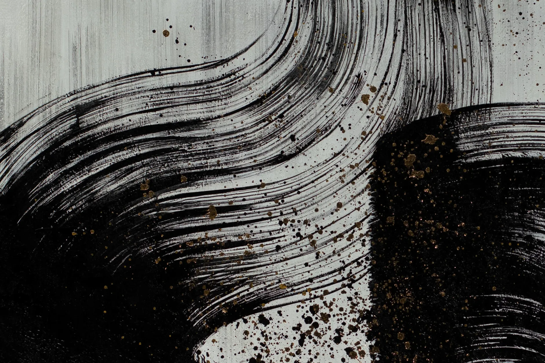 Öl Gemälde 'Calligraphic Motion' | Handgemaltes Unikat