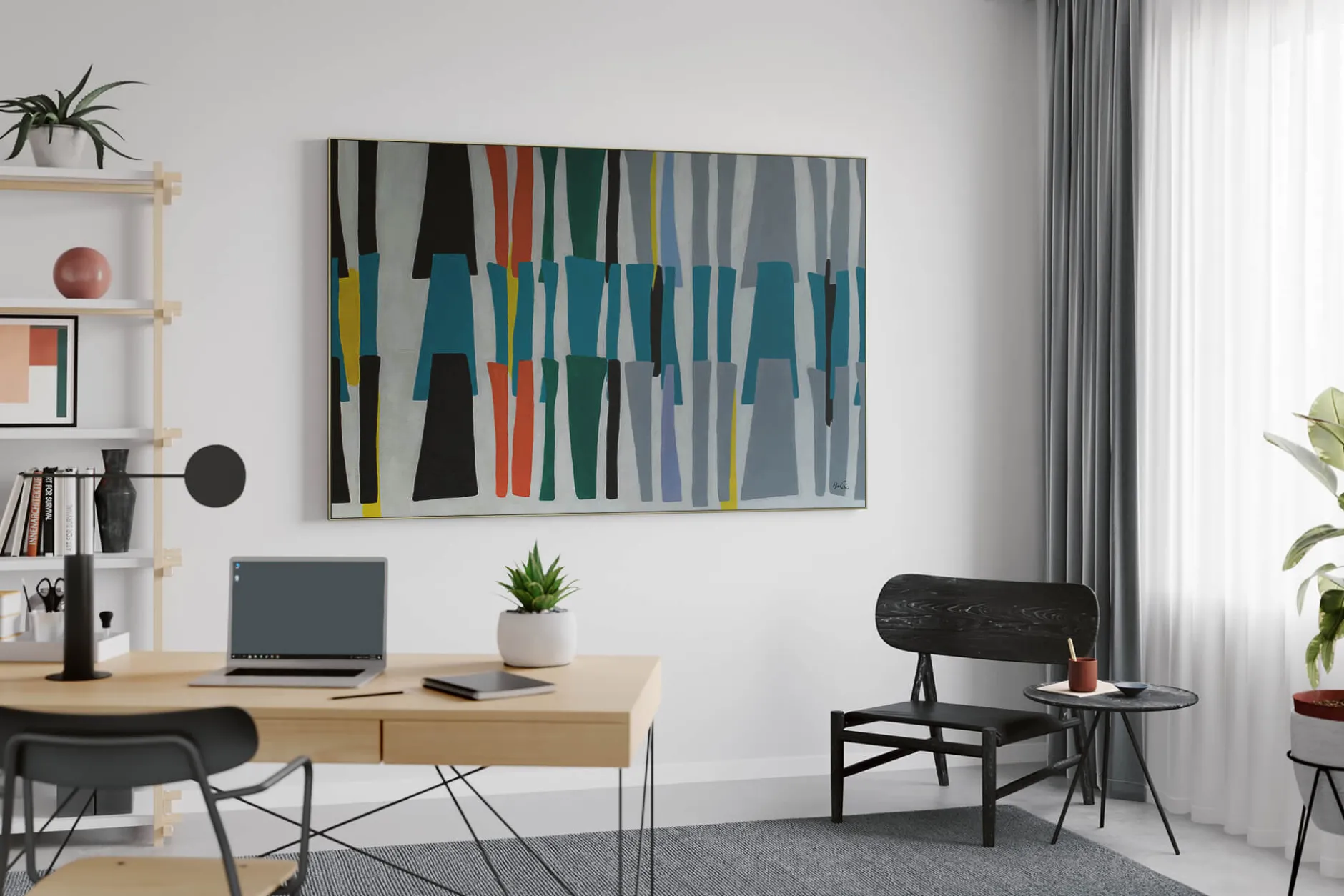 Öl Gemälde 'Code of Colours' | Handgemaltes Unikat