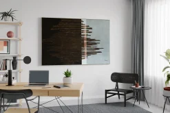 Öl Gemälde 'Colored Waves' | Handgemaltes Unikat