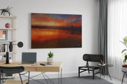 Öl Gemälde 'Colorful Sunset' | Handgemaltes Unikat
